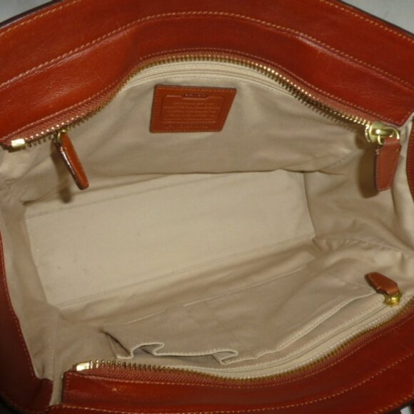 Coach Legacy Candace Carryall Leather Satchel Handbag Brown Tote 19890 - Picture 15 of 16